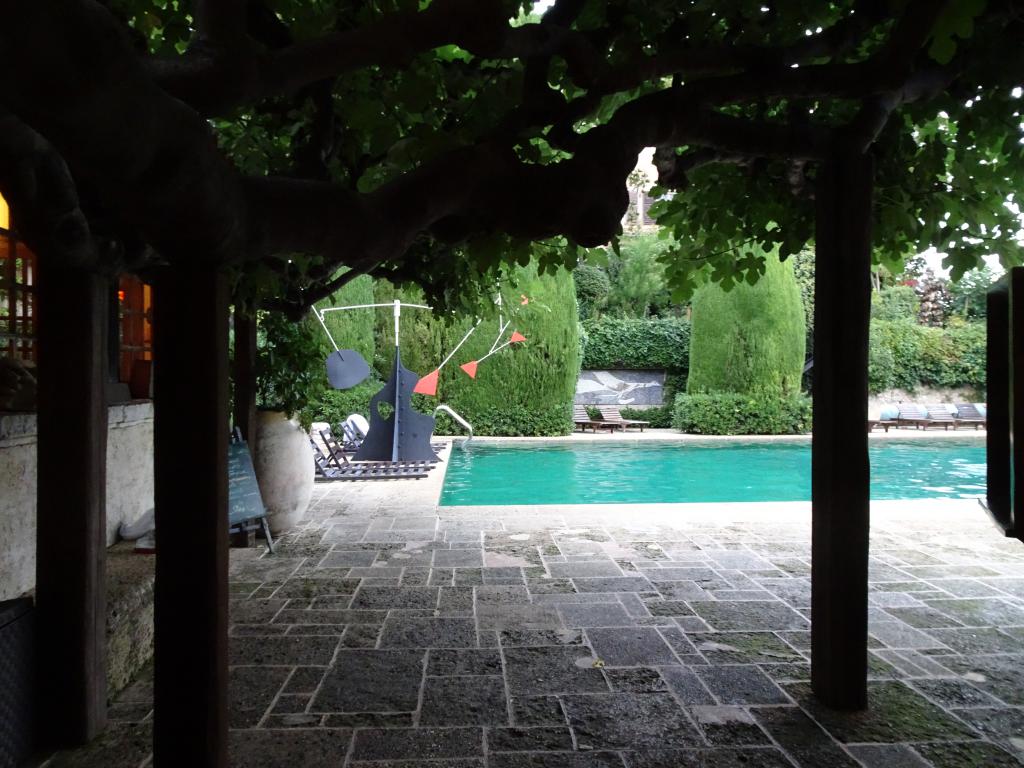 The pool at La Colombe d'Or