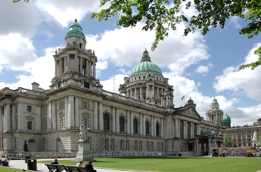 24 hours in Belfast The Art of Travel City Hall Donegall Square skies