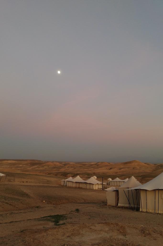 The bedouin camp close to Marrakech in Morocco The Art of Travel sunset Scarabeo camp